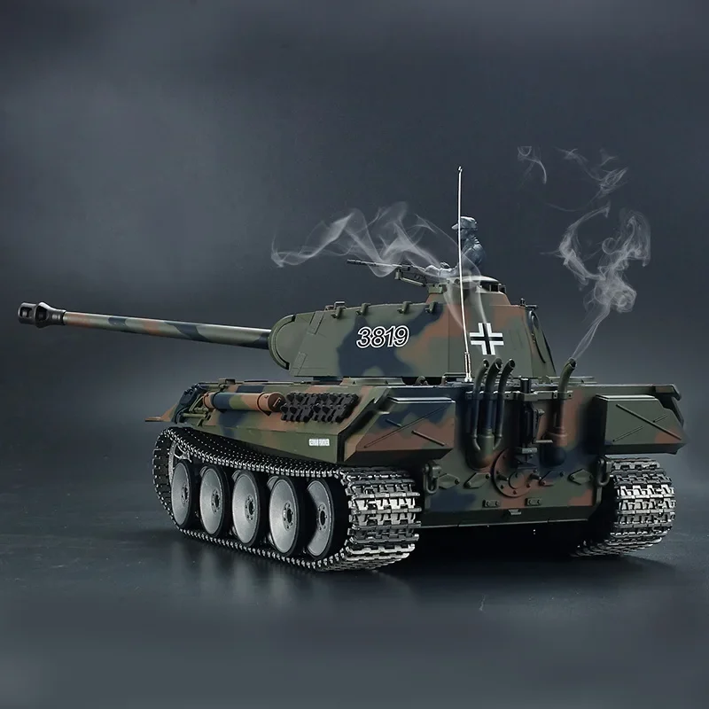 Henglong 3819-1 German Leopard Combat Remote Control Tank Model Bb Bullet Launched Against Heavy Tank Model Toy 3