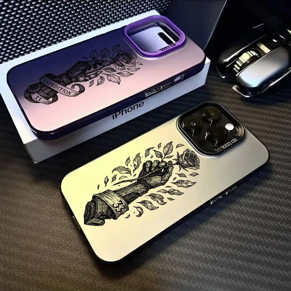 Game E-Expedition Multicolor Matte Laser Metallic Aurora Phone Case