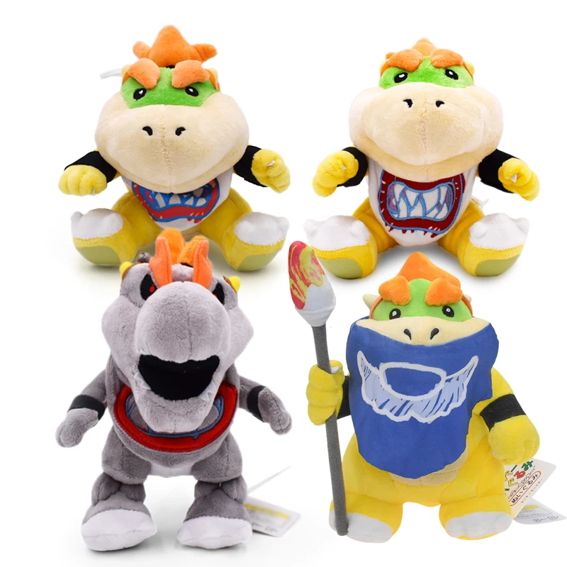 22cm Super Mario Plush Doll Anime Cartoon Figure Game Character Bowser Jr.  Stuffed Doll Anime Toy Kids Birthday Party Gift - Movies & Tv - AliExpress