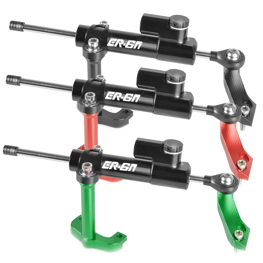 

Для KAWASAKI ER-6N ER6N ER 6N Ninja650R 2013 2014 2015 2016 мотоциклетный стабилизатор рулевого управления кронштейн крепления CNC для мотоцикла