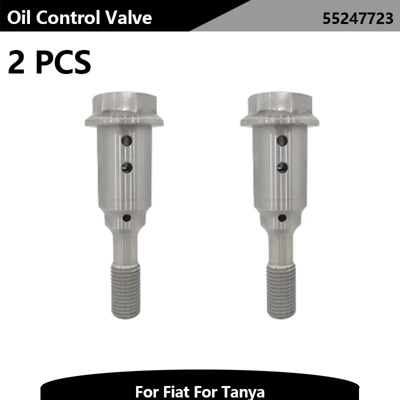 

2pcs 55247723 Auto Part VVT Oil Control Variable Valve Camshaft Timing Solenoid Valve for Fiat Toro 1.8 2016 Jeep