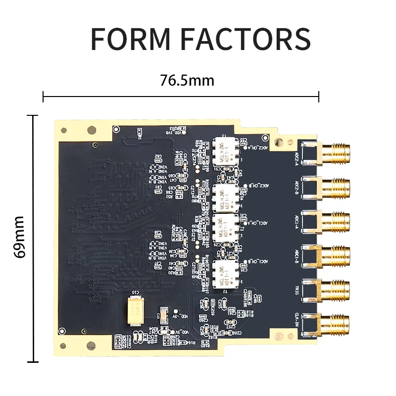 PUZHI 4322 PUZHI FPGA  ADC, 14 Ʈ 250Msps DAC, 14 Ʈ 500M FMC LPC LVDS