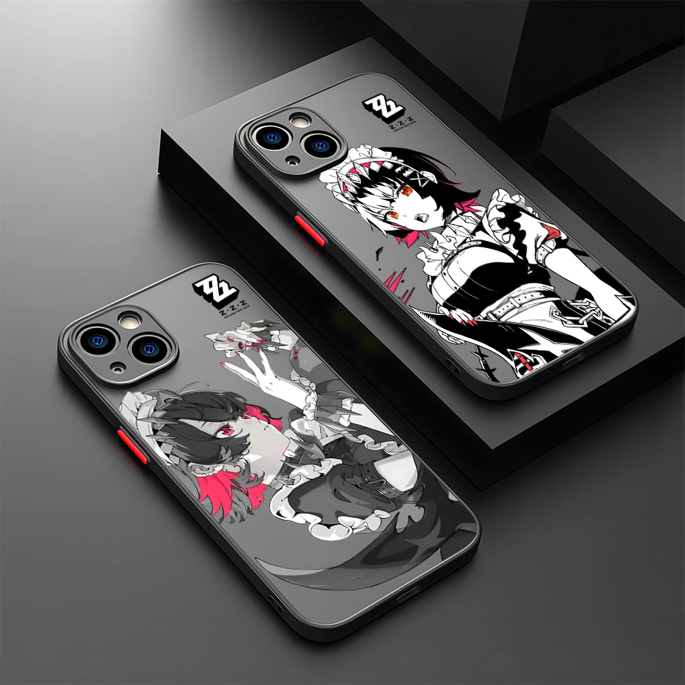 Zenless Zone Zero Ellen Joe Matte Transparent Phone Case