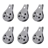 2Pieces 316 Stainless Steel Pulley Single Wheel Lifting Pulley Tools 3