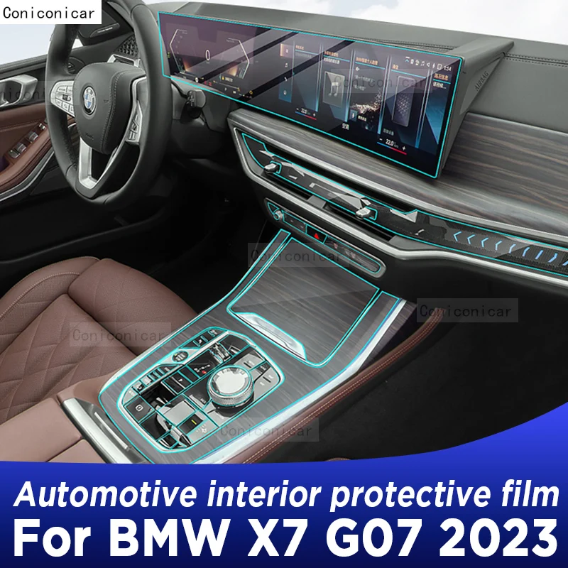 

Для BMW X7 G07 2023 панель коробки передач навигация автомобильный внутренний экран аксессуары против царапин