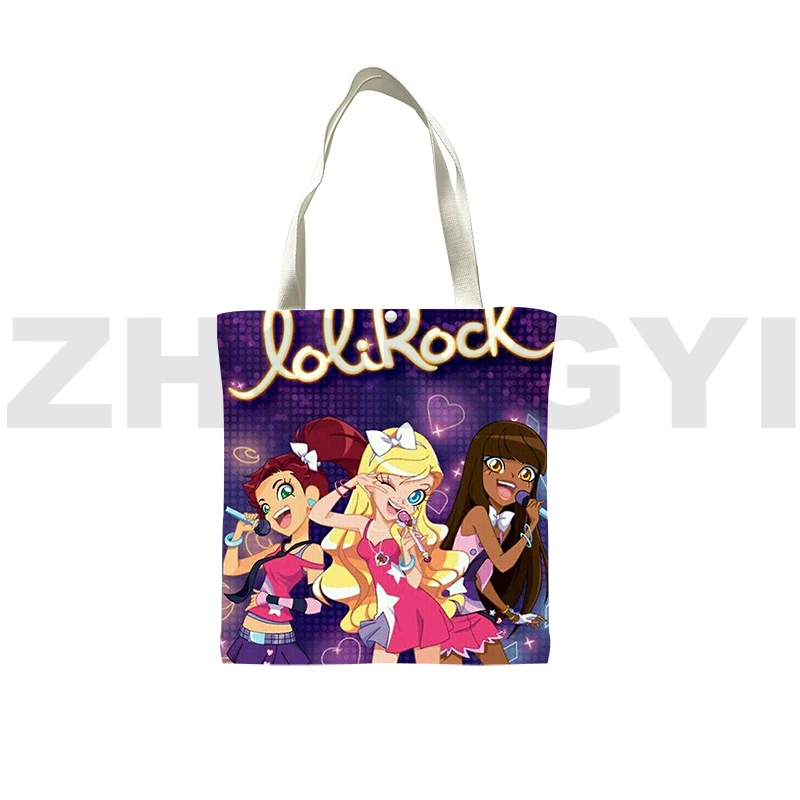 

Canvas Kawaii Lolirock Crossbody Bag for Teenage Girls 3D Anime Shopping Bags Shoulder Bags Women Purses and Handbags for School