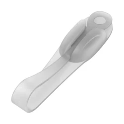 Wall Mounted Cable Winder - Punch-Free Adhesive Silicone Wire Organizer and Cord Clip (Clear)