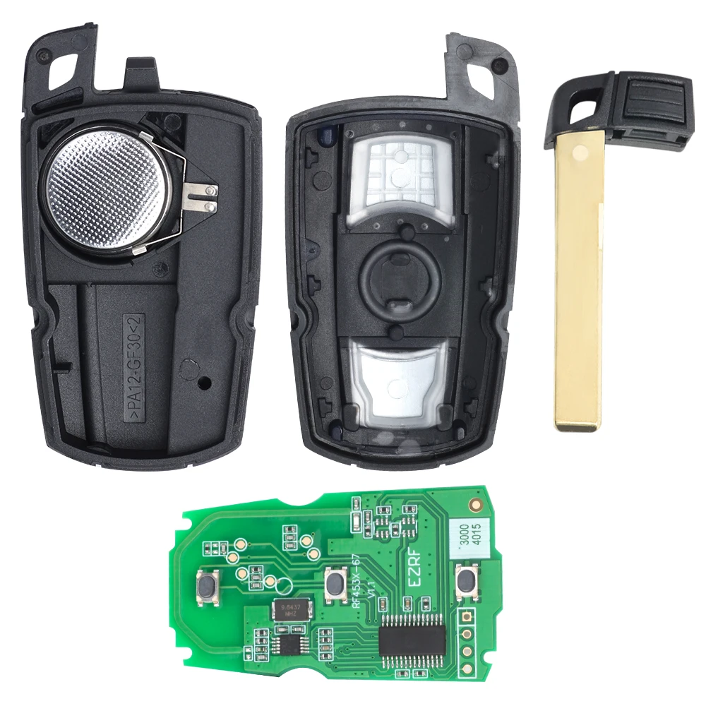 KEYECU Keyless-Go 315MHz PCF7953 /868MHz PCF7945 Intelligent Remote Key for 2006 2007 2008 2009 2010 2011 BMW CAS3 3/5 Series X5 car remote key car key