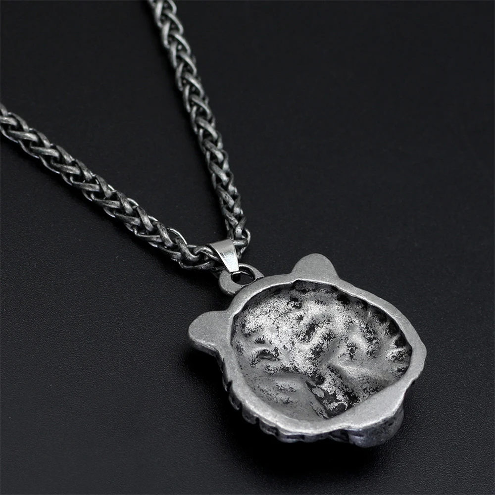 Collar De Tigre De Hip Hop Para Hombre Joyería Fina Acero Inoxidable 