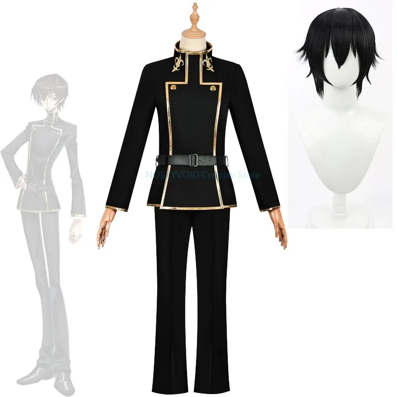 Code Geass Lelouch Lamperouge Cosplay Wig And Costume Lelouch Of The ...