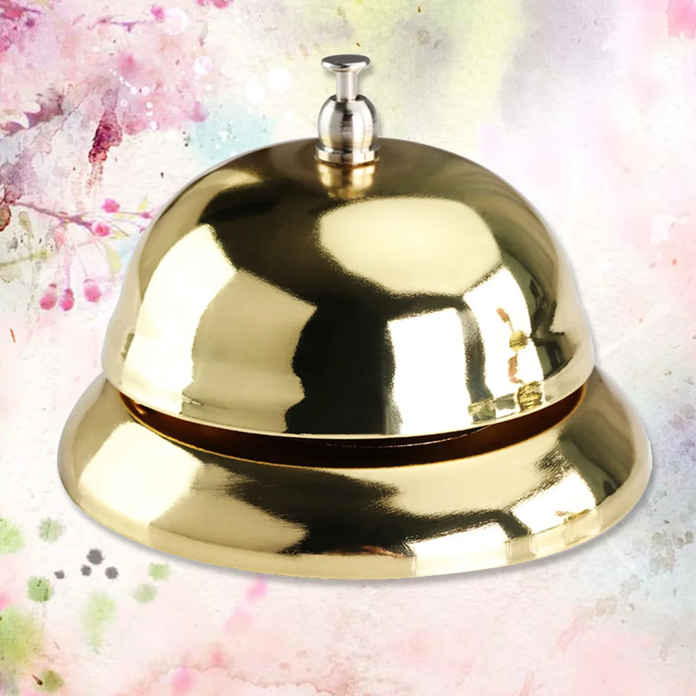 

Restaurant Service Bells Alloy Ring Bell Vintage Table Dinner Bells Hotel Bells Customer Serving Bells 8.5x8.5x5.5cm