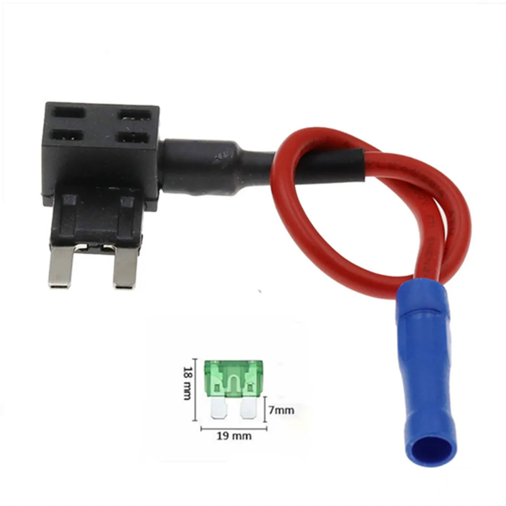 5/1pcs Add A Circuit Standard/Mini/Micro Blade Fuse Boxes Holder  Add A Circuit  Mini Blade Fuse  Holder Piggy Back Fuse Tap