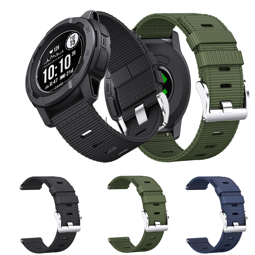 Breathable 22mm Nylon Sport Strap