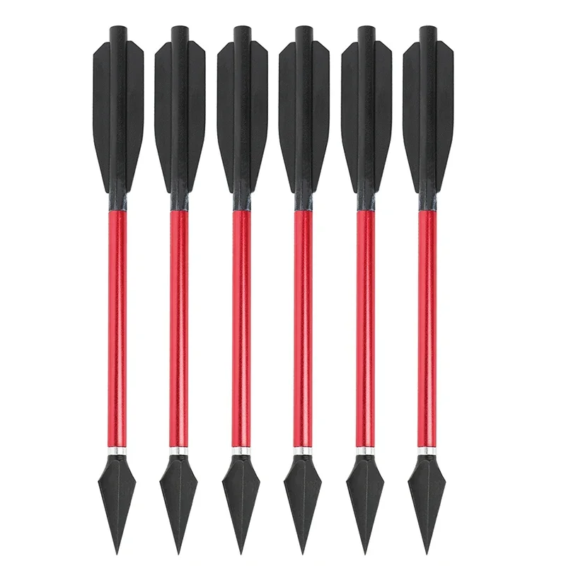 Aluminum Shaft Archery Bolts with Replaceable Broadhead Tips for Outdoor Hunting and Shooting