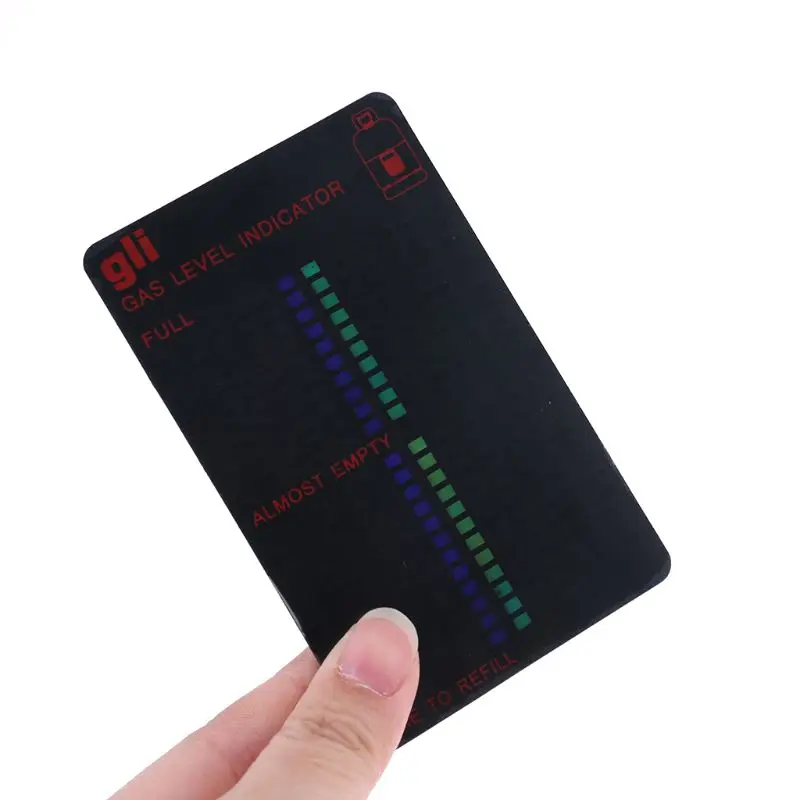 Gas Tank Level Indicator Durable Propane Butane LPG Fuel for Liquid Crystal Magnetic Gauge Bottle