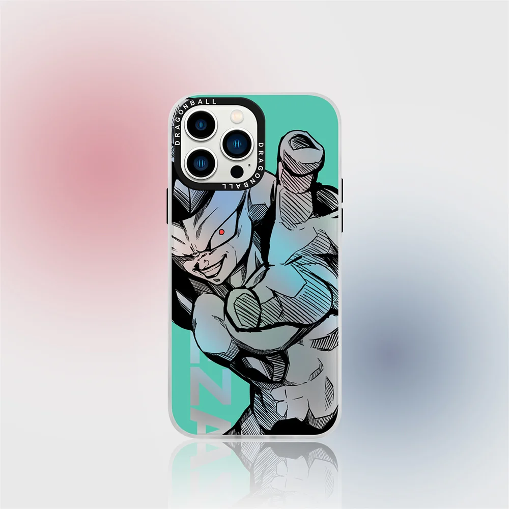 Laser Bling Dragon Ball Goku Vegeta Buu Cases for iphone 14