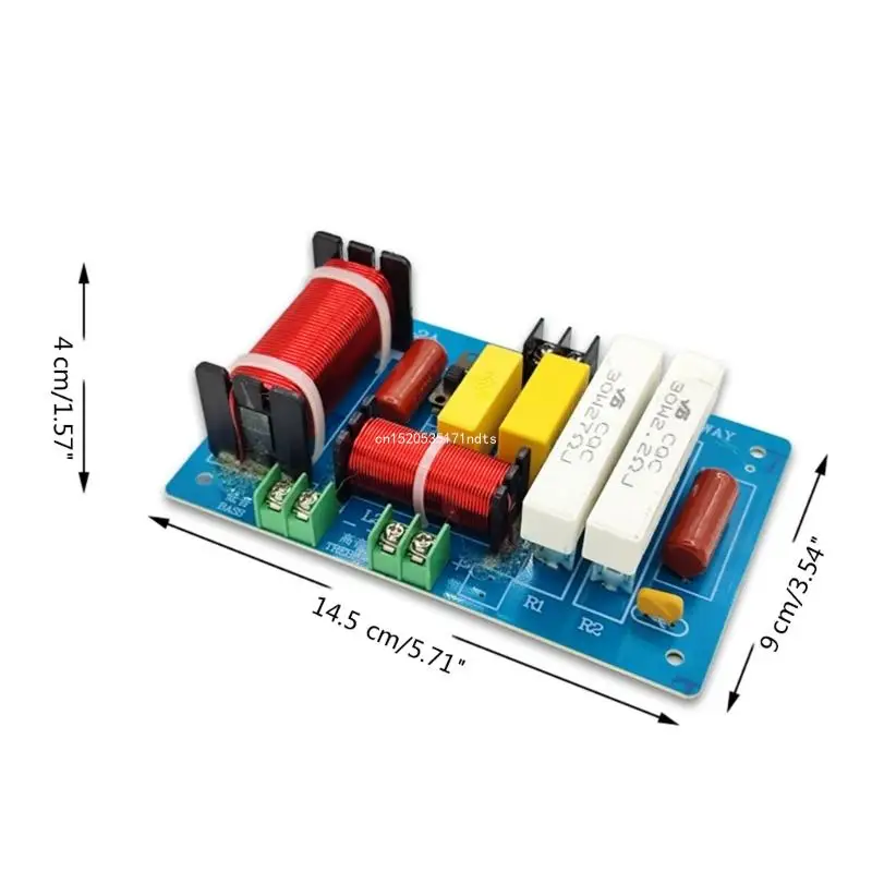 2 웨이 450W 멀티 스피커 고음/저음 2 유닛 조정 가능한 오디오 주파수 분배기 Dropship