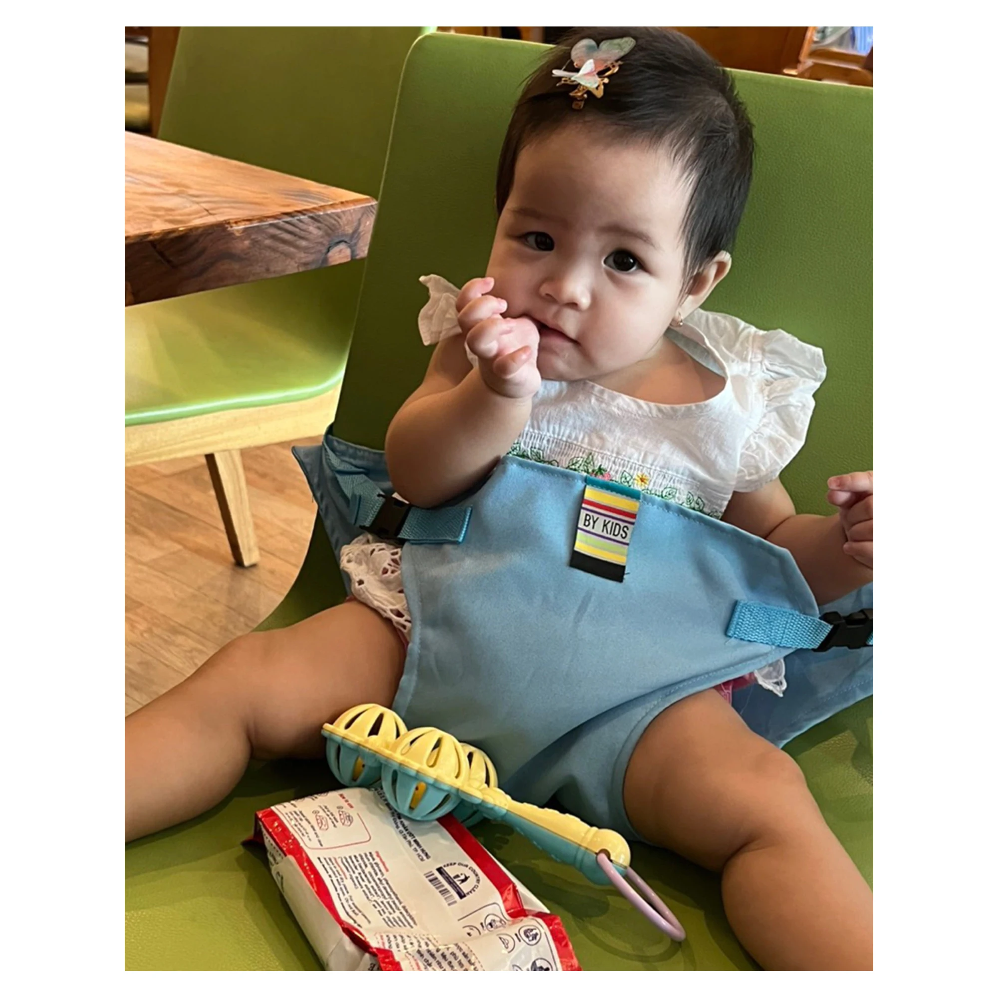 Baby Dining Chair Protective Belt Four Colors Storage Mothers Dine Out