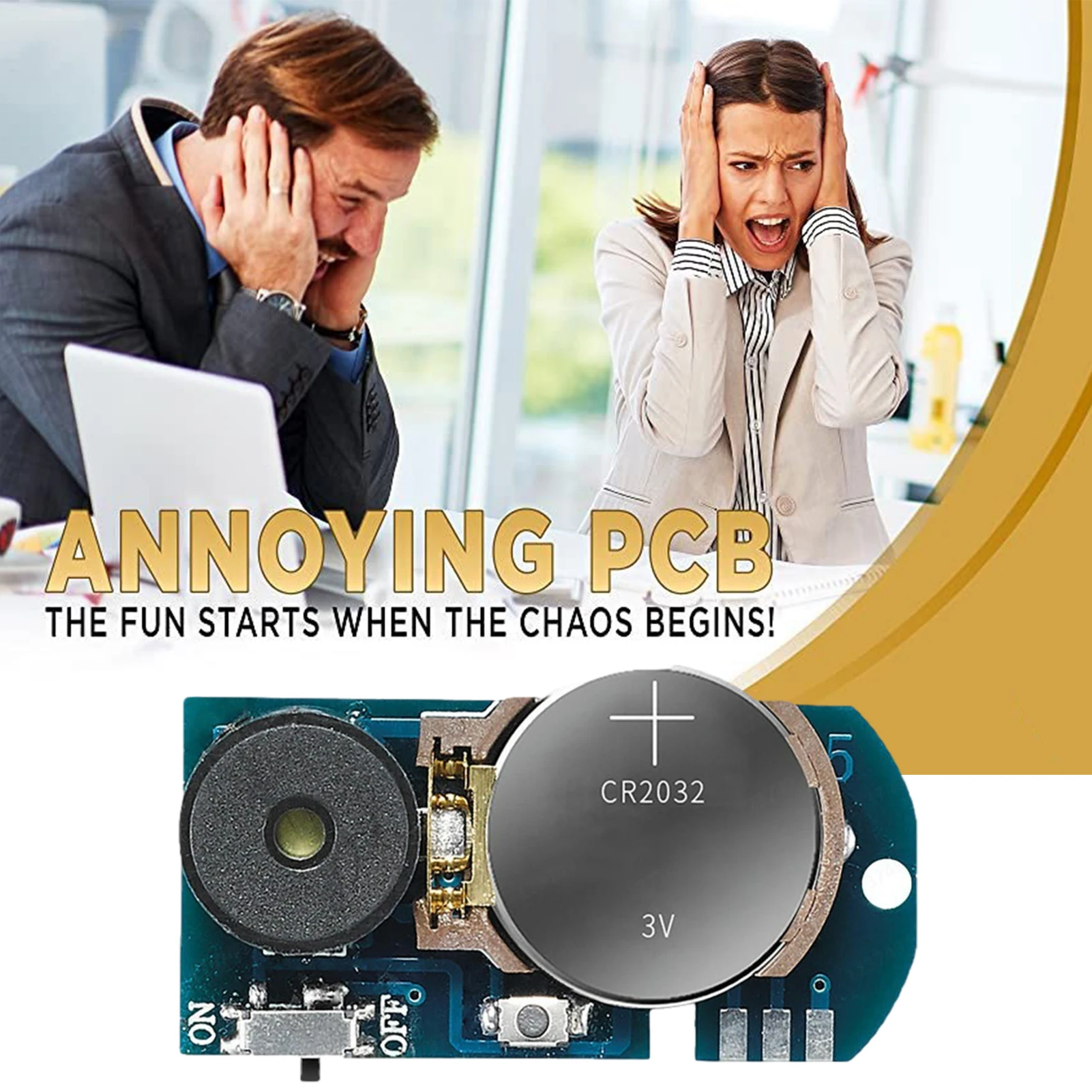 thumbnail image 2 of Aazon.co: 3 Pack Cricket Noise Aker Prank – Hidden Annoying Chirp Sounds – Funny Gag Office 2 of 11