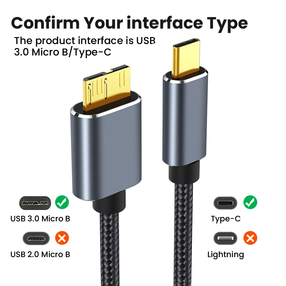 ũ B USB C 3.0 ̺, C Ÿ-USB 3.0 ũ B ̺ Ŀ, 5Gbps  ϵ ̺ ũ ̺, ϵ ̺ ǻͿ