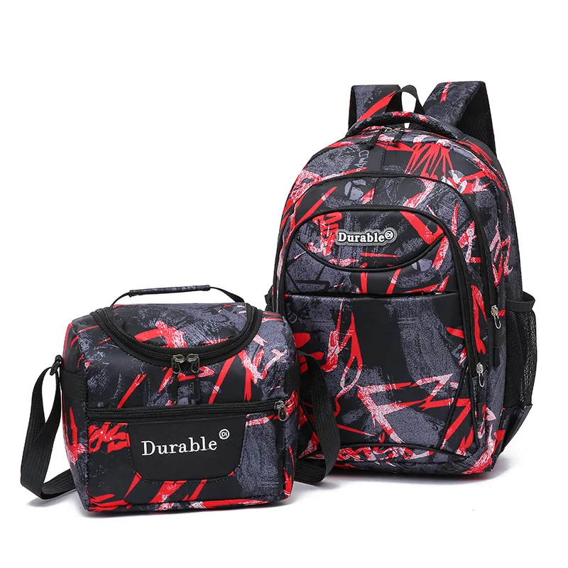 Children School Bags Set For Girls Teenage School Backpack with Thermal Lunch Bag Students Waterproof Schoolbag Kids Backpack 1