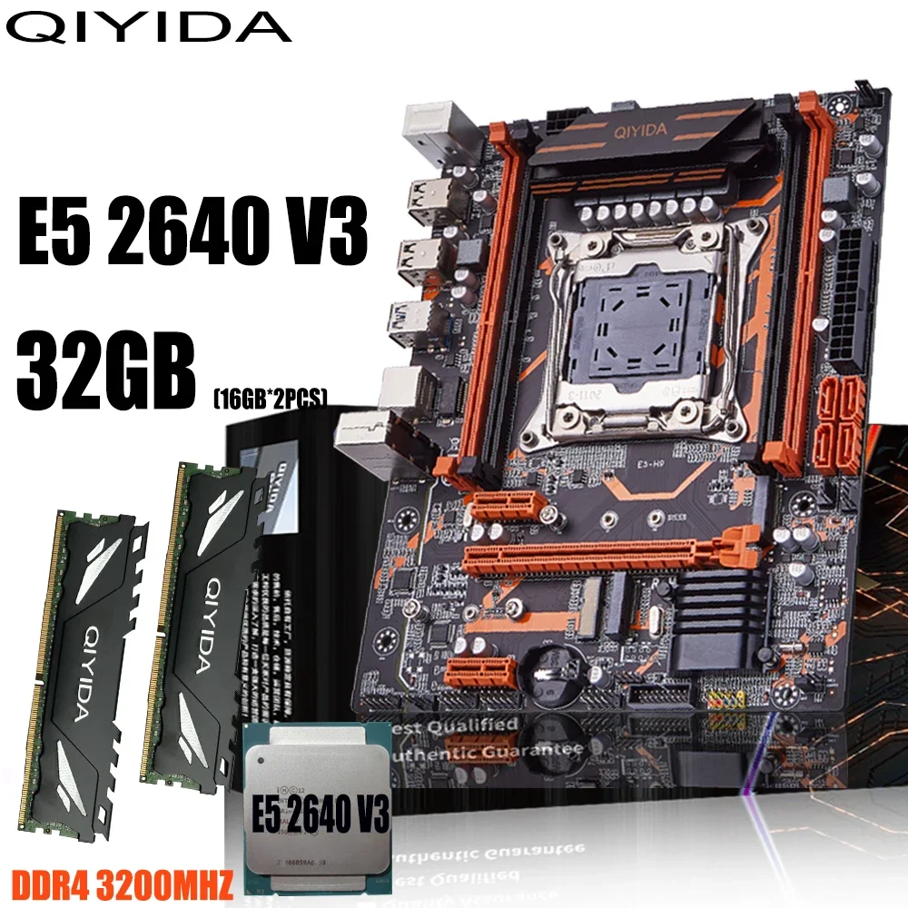 Набор материнской платы QIYIDA X99 с процессором Xeon E5 2640 V3 ...
