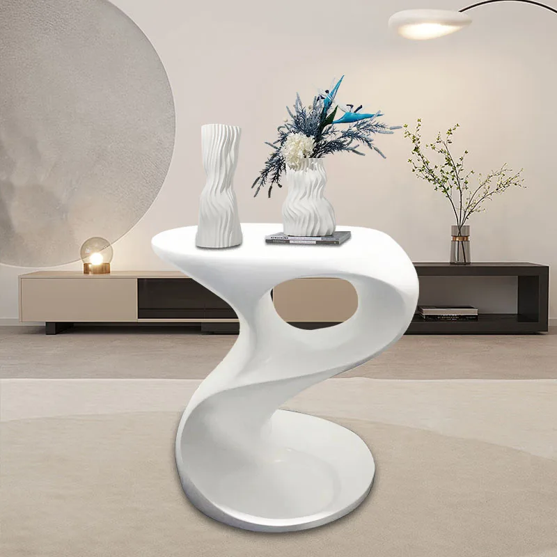 

Creative Sculpture Sofa Small Coffee Table Fiberglass Living Room Modern