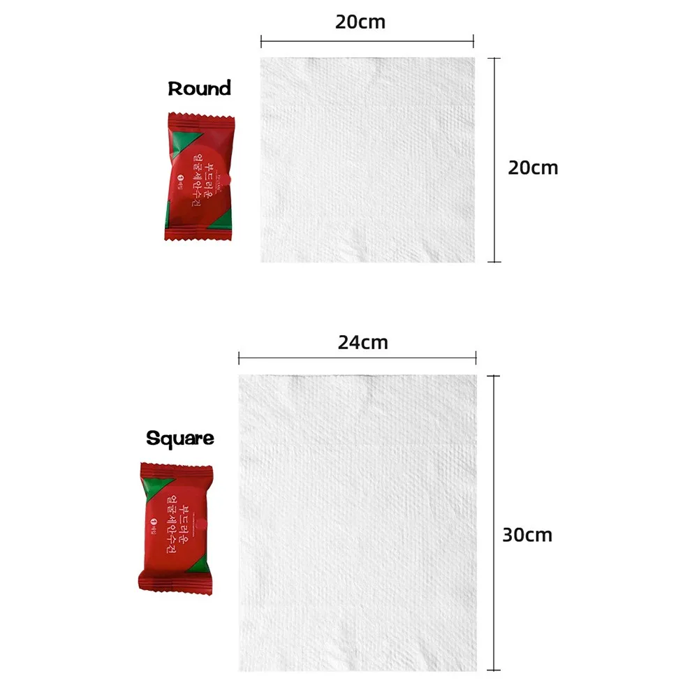 Disposable Towel White 1 Set Camping Candy Cotton Compressed For Bathroom Hotel Hydrotherapy Center Kitchen Office