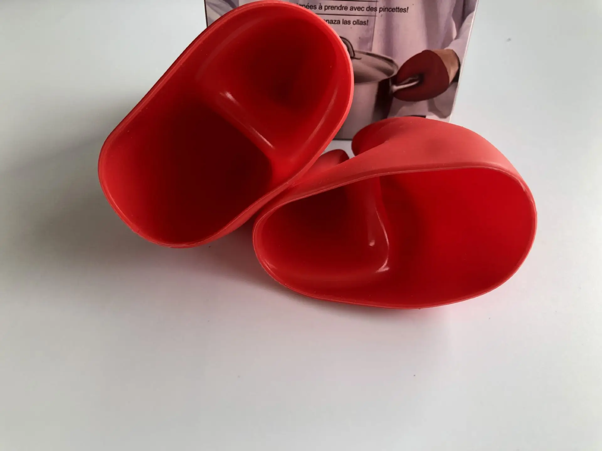 Lobster Claw Heat Insulation Gloves Kitchen High Temperature Resistant Thick Heat Insulation Silicone Anti Hot Hand Clip