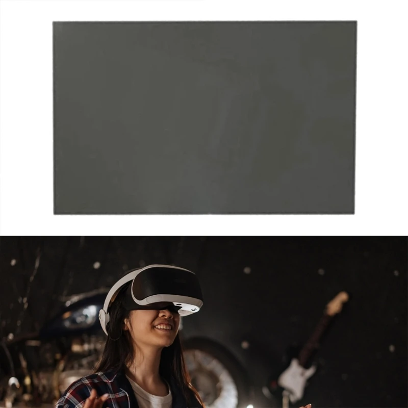 2Pcs 30*20CM Horizontal 0 Degree Polarizer Film LCD Linear Polarized Filter Linear Polarizing Polarization Film Sheets