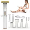 5 In 1 Electric Shaver for Women Painless Eyebrow Razor Bikini Trimmer Cordless Womens Body Shaver Facial Hair Remover Depilador 1