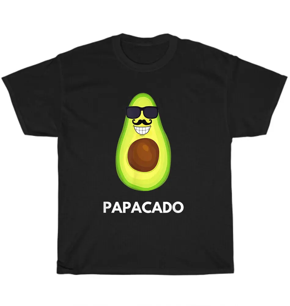 Papacado Avocado Dad Father Vegan Avocado Lover T-Shirt Unisex Divertente Tee Gift