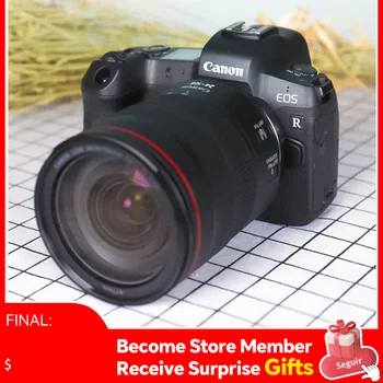 캐논 EOS R 풀 프레임 미러리스 디지털 플래그십 카메라, 전문가용 4K 비디오 녹화, 터치 플립 스크린 RF 24 105 렌즈