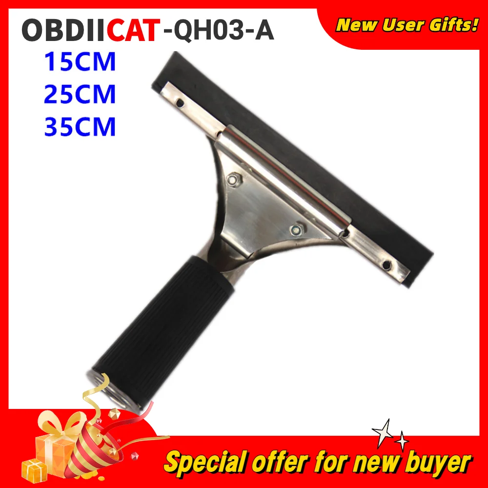 Window Tinting Squeegee Window Scraper Tool Automotive Film Tools Window Scraper Window Tint Squeegee Qili QH-03-A Three Kinds Width Options Stainless Steel Water Scraper Squeegee Tint Tool for Car Auto Film For Window Cleaning