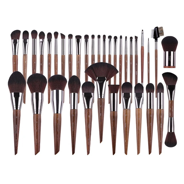MyDestiny MUF Makeup Brush Set & Kit Foundation Blusher Eyeshadow Highlight Powder Eyebrow Brushes for Professional Artist