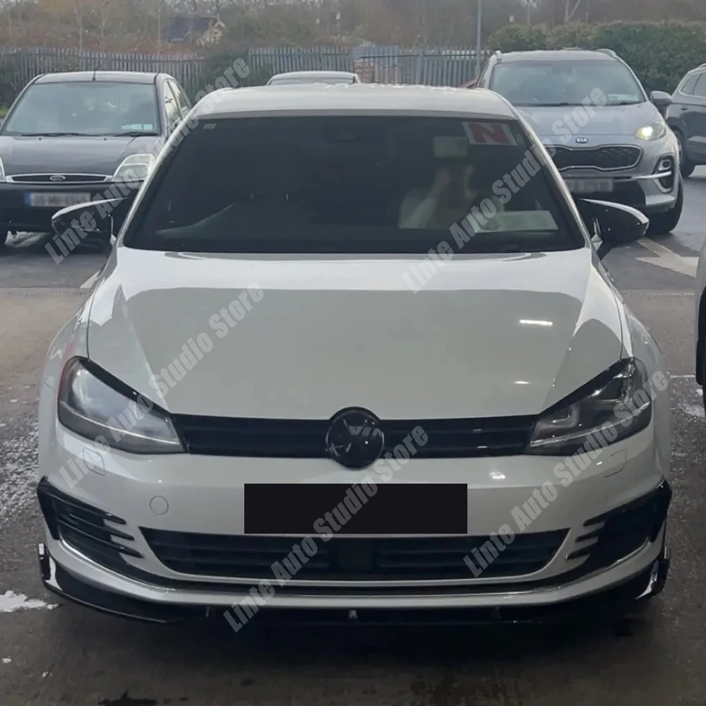 폭스바겐 골프 7 MK7 TSI TDI 해치백/바리언트 2013-2019용 자동차 앞 범퍼 디퓨저 스플리터 디플렉터 스포일러 립 트림