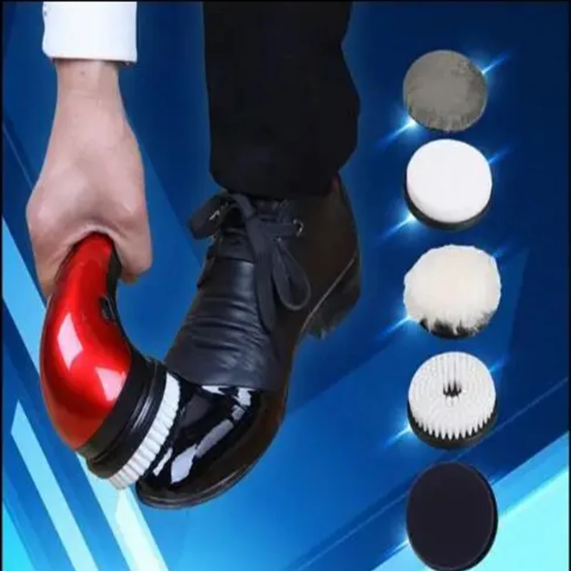 Shoe polisher electric mini 2017 household portable Leather Polishing Equipment automatic clean machine