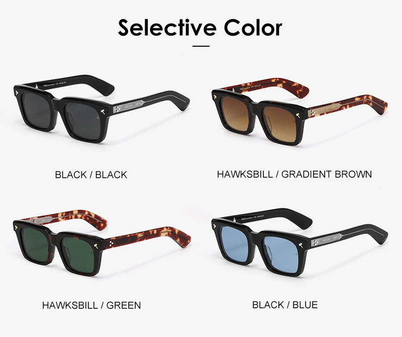TAG Hezekiah Luxus Marke Sonnenbrille Männer Acetat sonnenbrille Frauen Outdoor Reise Schutz Sonnenschirm Designer QUENTIN1 Sonnenbrille – Detail 10