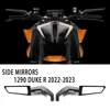 For KTM 1290 Super Duke R 2020 2021 2022 2023 2024 Universal Motorcycle Mirror Wind Wing side Rearview Reversing mirror 1