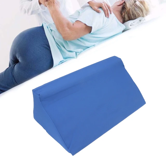 Body Side Wedge Pillow with Zipper Blue Cotton Incline Side Wedge Pillow  Personalized Blue for Adults Side Sleeper - AliExpress