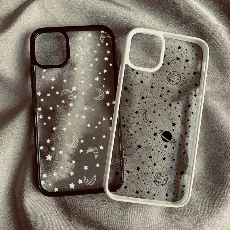 Starry Sky Hard Clear Phone Case Cover