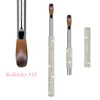 1pc Size#8-#18 Diamond Nail Kolinsky Brush,Acrylic Powder Nail Brush 2