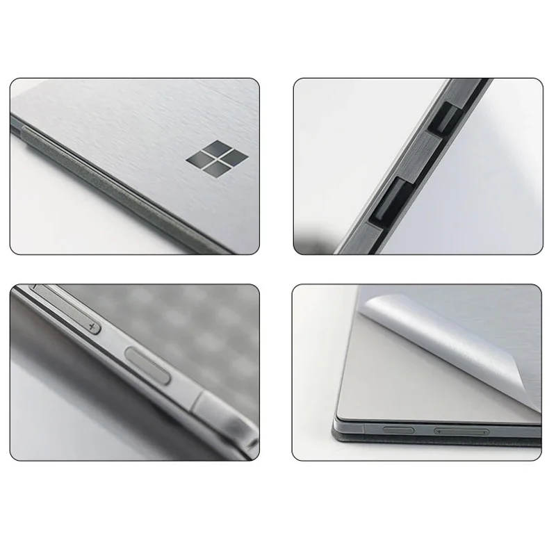 Vinyl Sticker No Residue For Microsoft Pad Surface Pro 8/7/6/5/4/3 Surface Pro X Back Cover Full Body Decal Skin Protector Vinyl Film Sticker