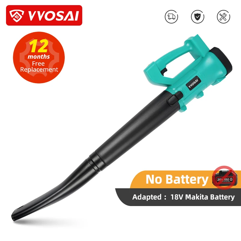 

VVOSAI MT-Series Leaf воздуходувка Беспроводная линия воздуходувка ветряная электрическая подметальная машина садовые инструменты для 18 в Makita литиевая батарея