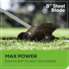 60V 8" Brushless Cordless Edger 2.0 Ah Battery and Charger Included with Curb Wheel Perfect Edging Every Time 4