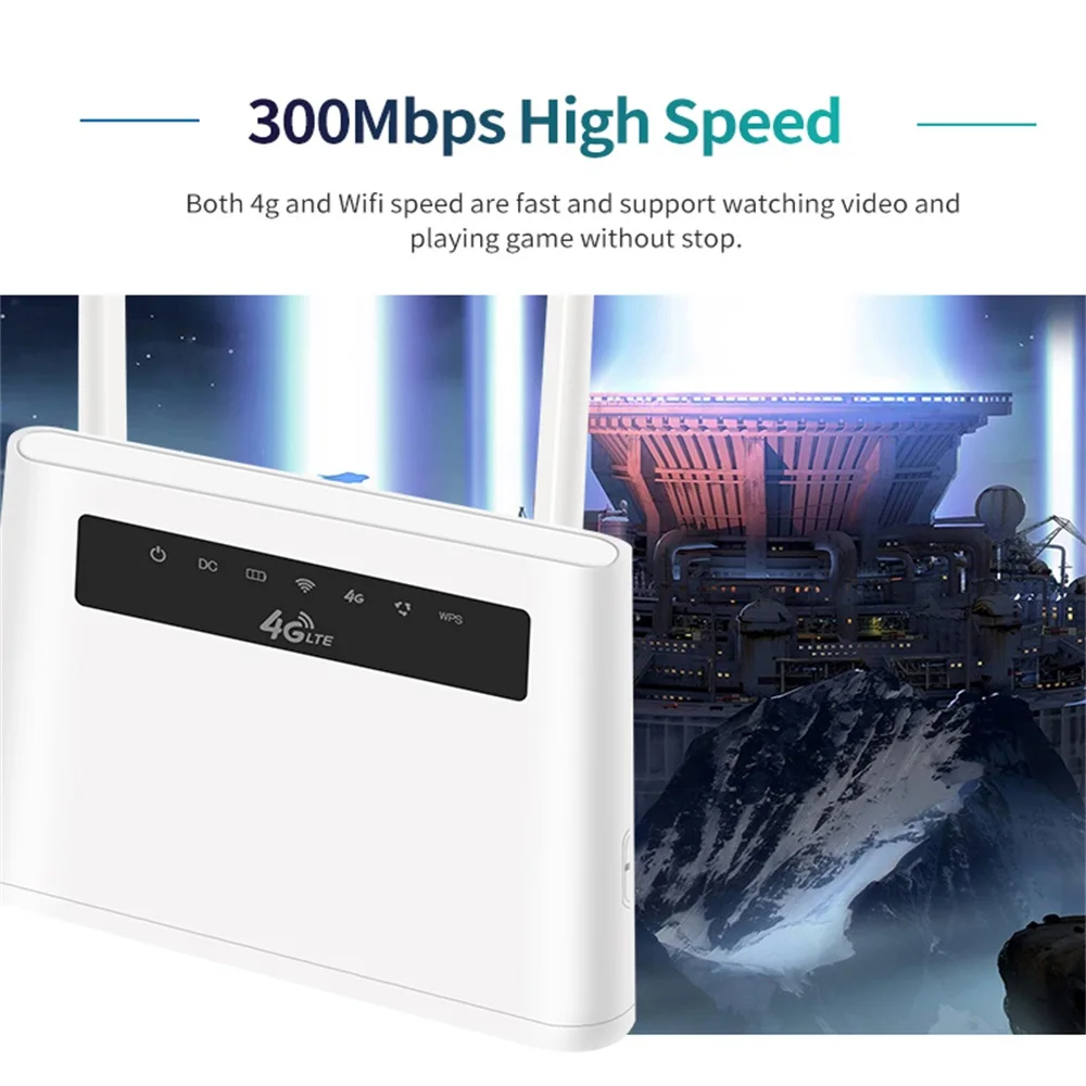 

4G LTE CPE Router Support RJ45/ External Antennas LTE TDD & FDD LTE Router