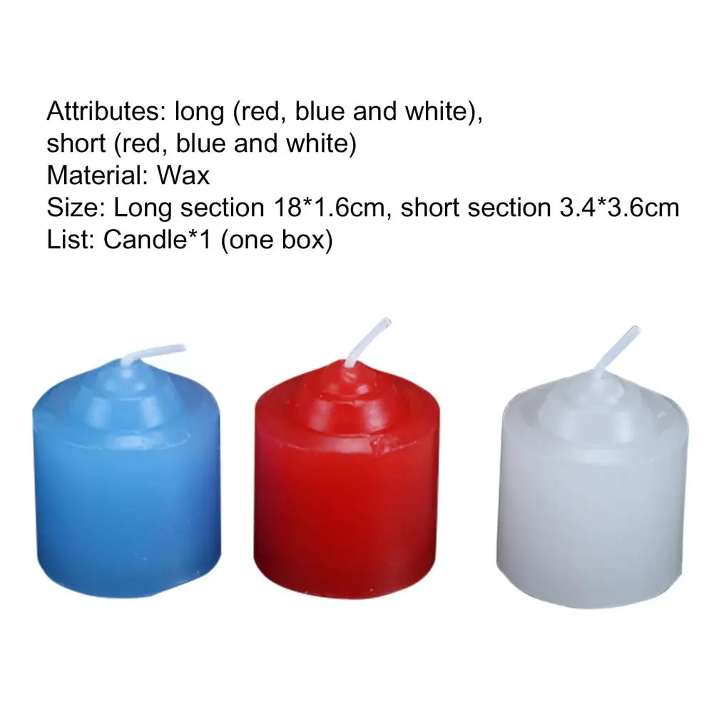 1 Box Sex Candle Low Temperature Romantic Candle Wax Dripping Adult Games Sex Pleasuring Toys Low Heat