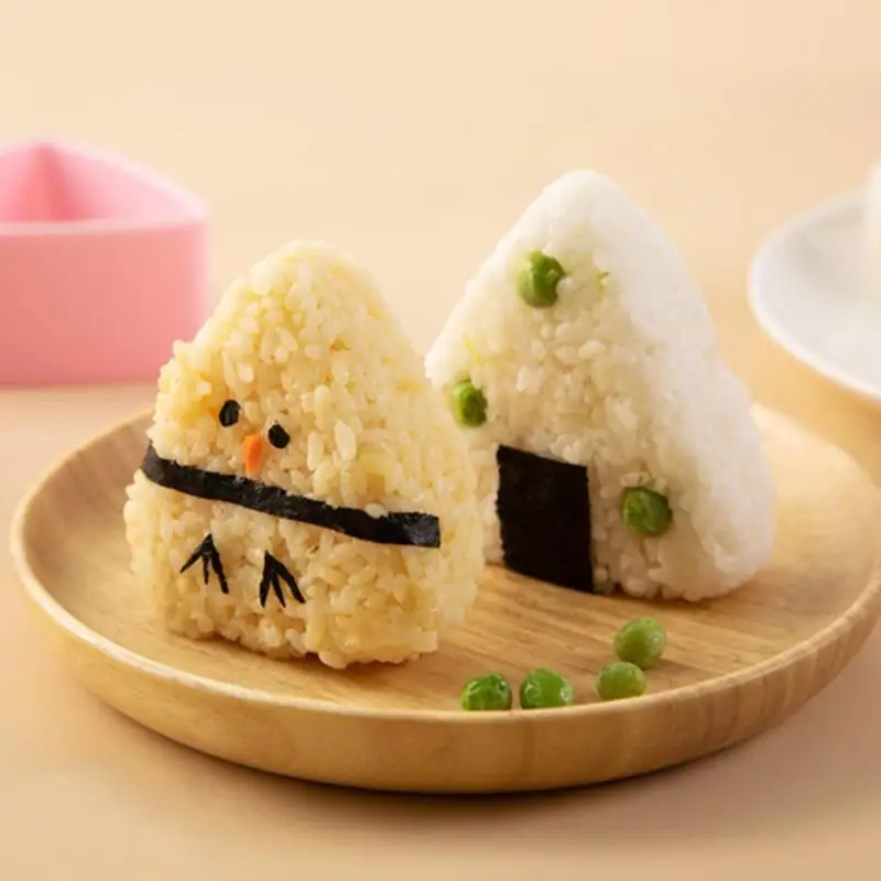 Sushi Mold Onigiri Mold Sushi Maker Rice Ball Mold Sushi Tools Sushi Mold Onigiri Rice Ball Food Press Triangular Sushi Maker Mold Kit