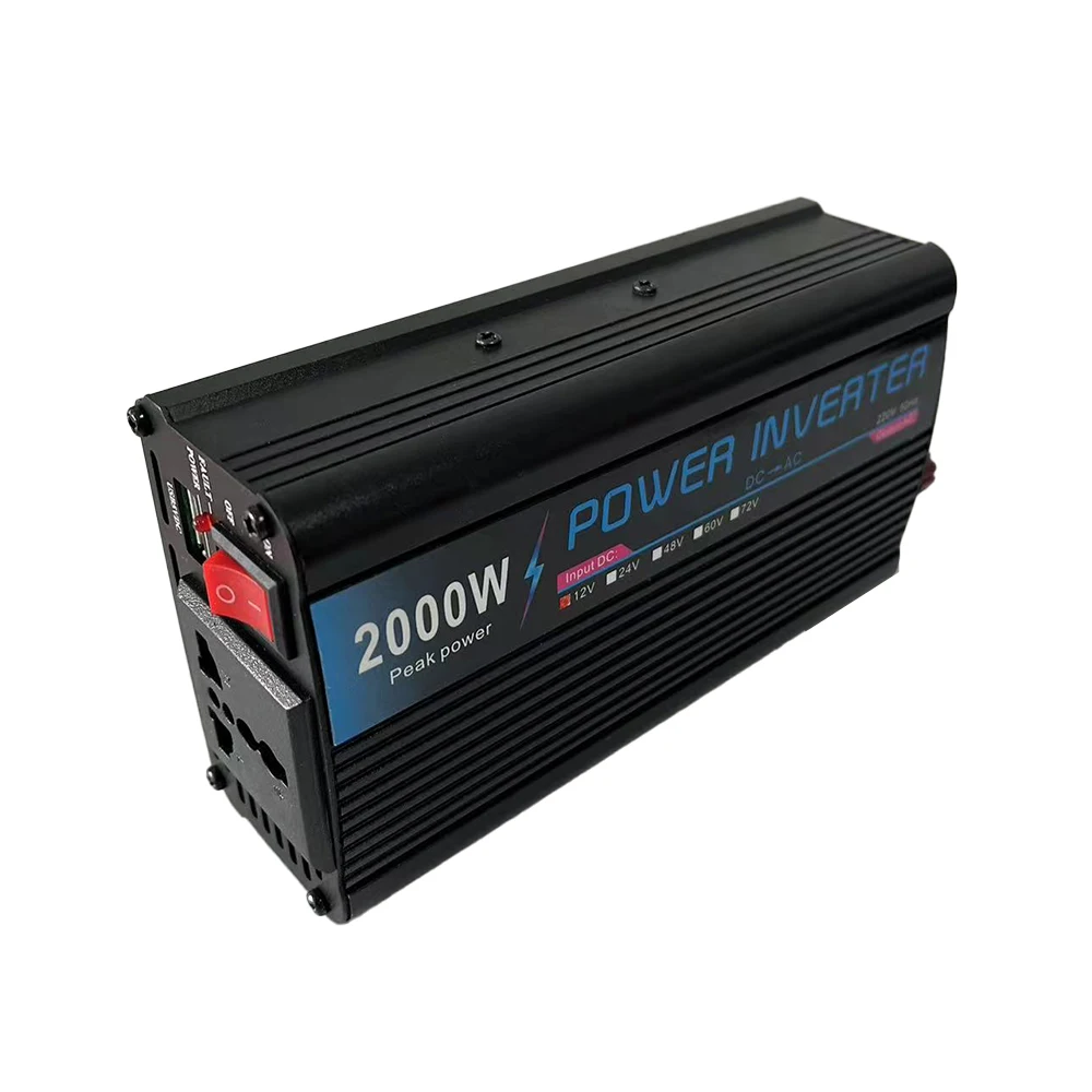 Trust Worthy 11-14V 2000W Inverter Di Potenza Per Auto A Onda Sinusoidale Modificata Apparecchio Per Veicoli Di Alta Qualità