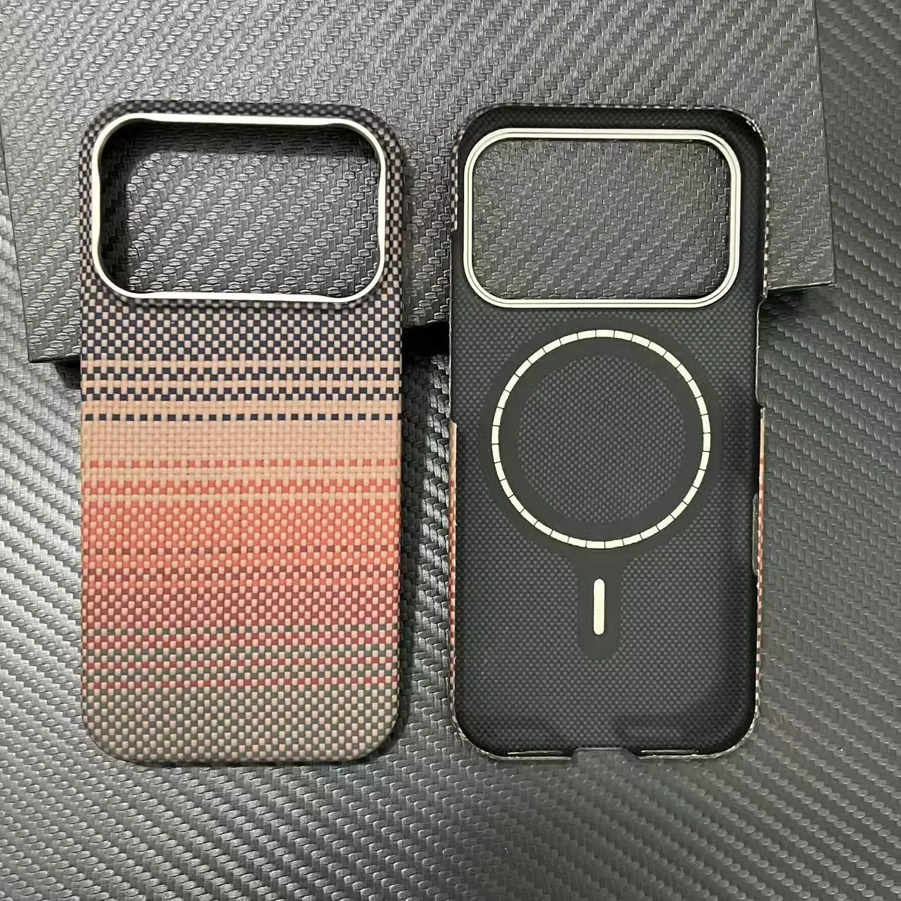 Luxury Kevlar Ultra-Thin Lightweight Phone Case with MagSafe and Anti-Bumping Protection